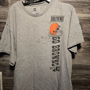 Vintage NFL Official Football Cleveland Browns Men's Short Sleeve Shirt Size XL